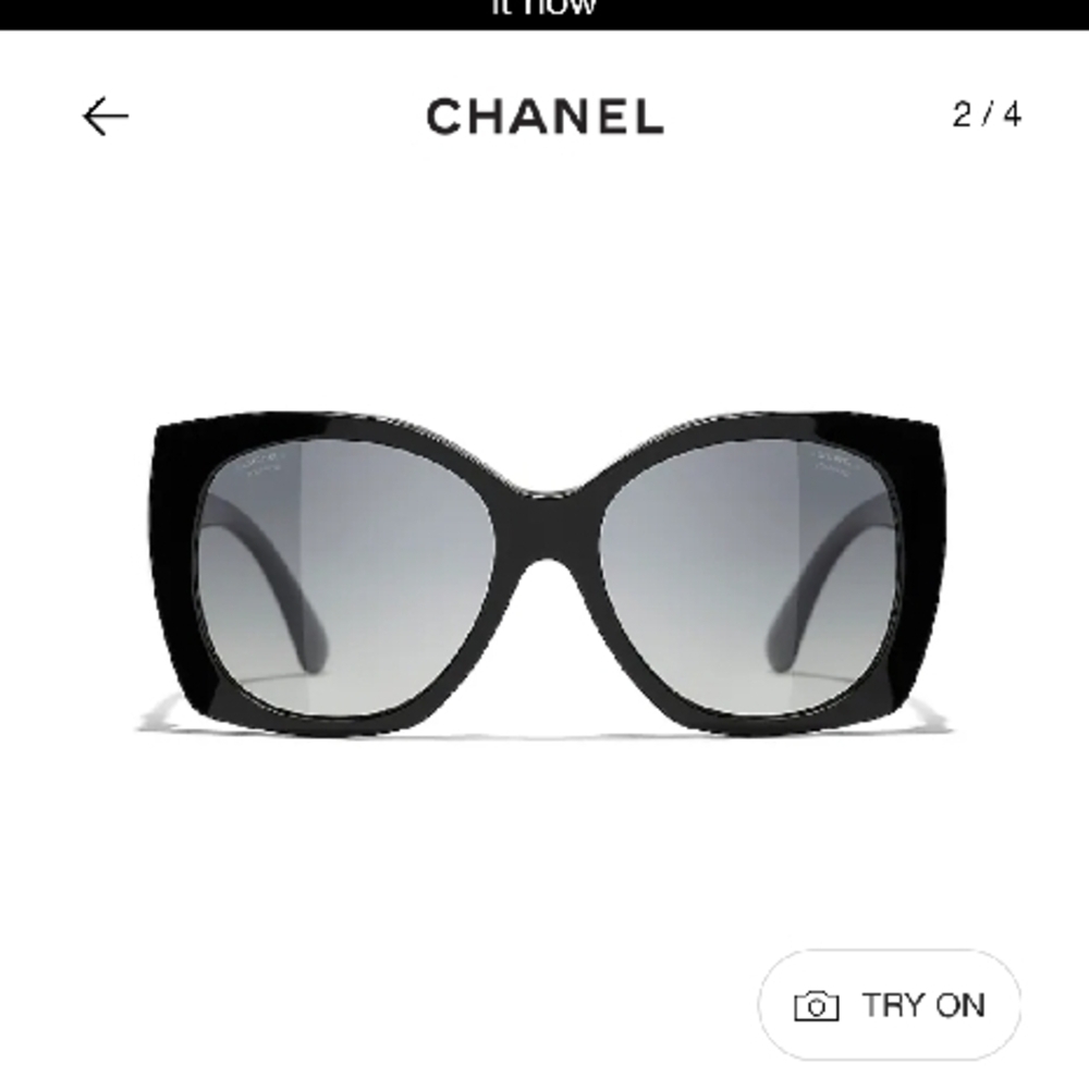 CHANEL CH5519-A C622/S8 Designer Sunglasses | Black Frame | Made in Italy 🖤